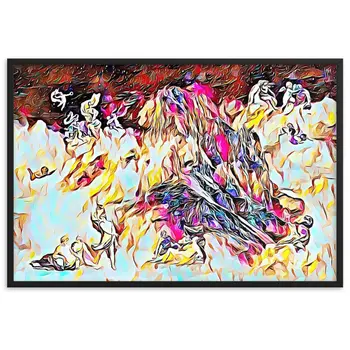 AN EVENING ON OLYMPOS V2 Superior Framed Poster