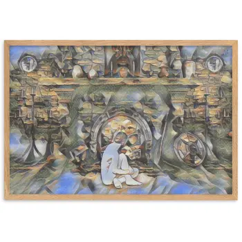 HESTIA Velvet Edition Framed Poster