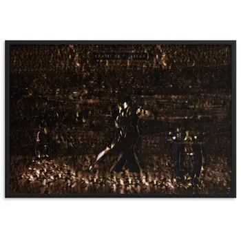 BALLANDO DAVANTI A UN MURO IN TOSCANA TALE Framed Poster