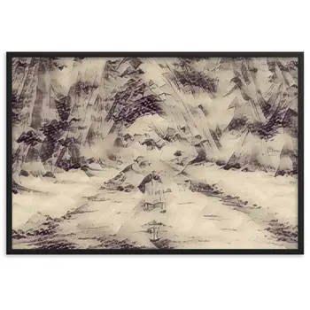 LOVE IS WHEN YOU CAN SEE WITHIN ME A.K PREMIUM Framed Poster