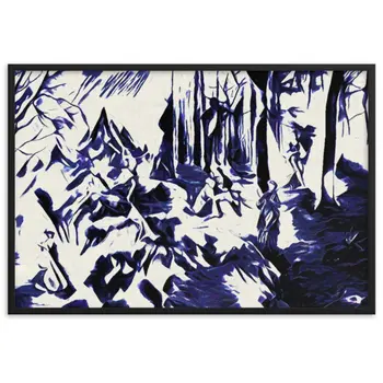 AMONG THE FOUR SEASONS YOU ARE THE FIFTH SENSE Superior Framed Poster