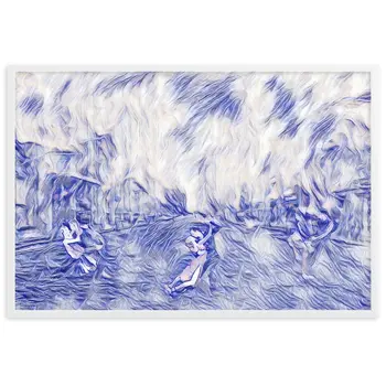DANCE ME LIKE THE RAIN THAT BURNING OUT THE FIRE AROUND ME Framed Poster