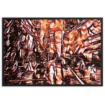 WHEN YOUR KISS WATERED ALL MY SENSES TALE Framed Poster