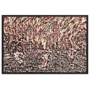 DANCE ME LIKE THE RAIN THAT BURNING OUT THE FIRE AROUND ME Framed Poster