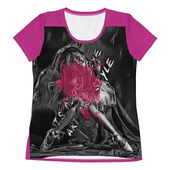 LOVE ART AND STYLE Women's Athletic T-shirt by Gianneli
