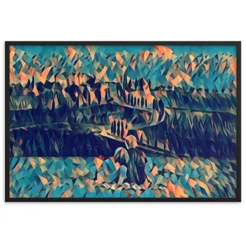 SEEING THE DAWN THROUGH THE DREAM SUPERIOR Framed Poster