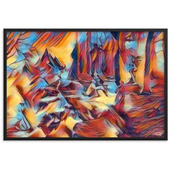 AMONG THE FOUR SEASONS YOU ARE THE FIFTH SENSE PREMIUM Framed Poster