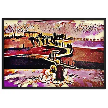 SEEING THE DAWN THROUGH THE DREAM SUPERIOR Framed Poster