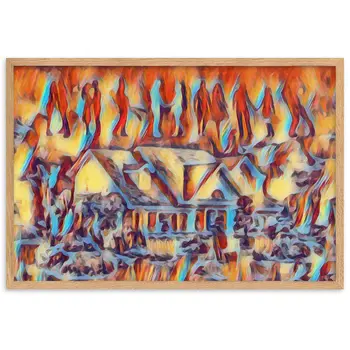 I WAS WAITING FOR YOU IN THE DREAM YOU HAD SEEN Special Edition Framed Poster