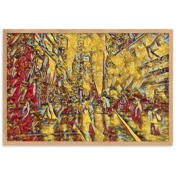 WHEN YOUR KISS WATERED ALL MY SENSES Velvet Edition Framed Poster