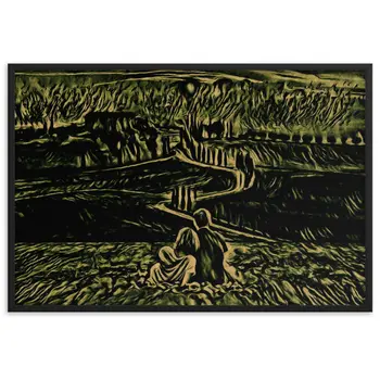 SEEING THE DAWN THROUGH THE DREAM SUPERIOR Framed Poster