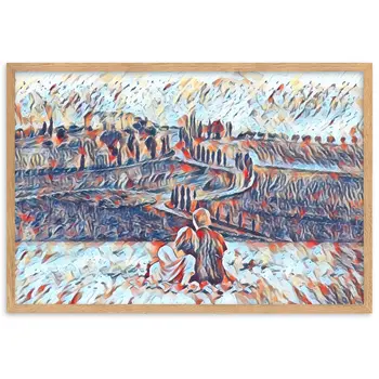 SEEING THE DAWN THROUGH THE DREAM SUPERIOR Framed Poster