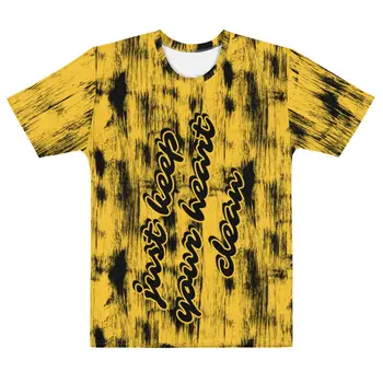 CLEAN HEART Men's T-shirt by Gianneli