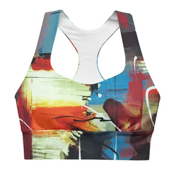 Gianneli Colours Longline Sports Bra