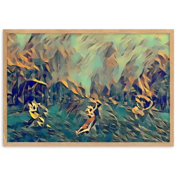 DANCE ME LIKE THE RAIN THAT BURNING OUT THE FIRE AROUND ME Framed Poster