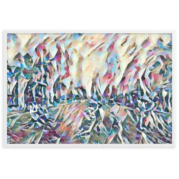 DANCE ME LIKE THE RAIN THAT BURNING OUT THE FIRE AROUND ME Framed Poster