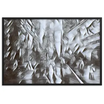 WHEN YOUR KISS WATERED ALL MY SENSES Velvet Edition Framed Poster