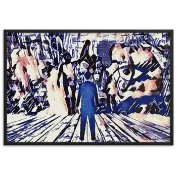 I SAW MY ENTIRE LIFE PASS THROUGH YOUR EYES Superior Framed Poster