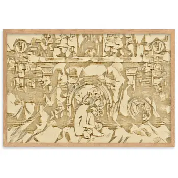 HESTIA Velvet Edition Framed Poster