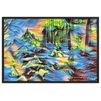AMONG THE FOUR SEASONS YOU ARE THE FIFTH SENSE PREMIUM Framed Poster