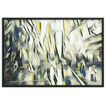 WHEN YOUR KISS WATERED ALL MY SENSES Velvet Edition Framed Poster