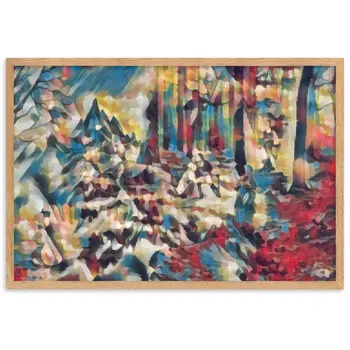 AMONG THE FOUR SEASONS YOU ARE THE FIFTH SENSE PREMIUM Framed Poster
