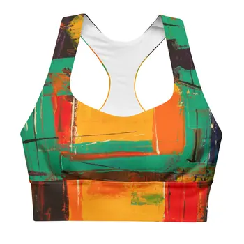 Gianneli Colours Longline Sports Bra