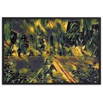 YOU ARE THE RHYTHM THAT STILL DANCES WITHIN ME Velvet Framed Poster