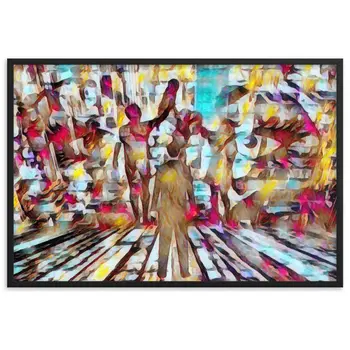 I SAW MY ENTIRE LIFE PASS THROUGH YOUR EYES Special Edition Framed Poster