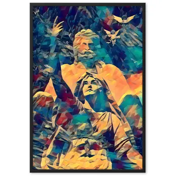 THE DAY THAT IT RAINED JASMINE IN POSEIDON'S HUG V2 Superior Framed Poster