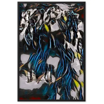 WHEN POSEIDON ASKED THE WAVES TO DANCE PREMIUM Framed Poster