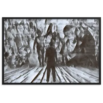 I SAW MY ENTIRE LIFE PASS THROUGH YOUR EYES Special Edition Framed Poster