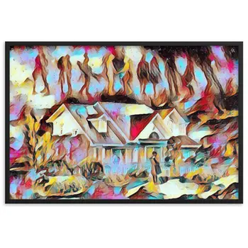 I WAS WAITING FOR YOU IN THE DREAM YOU HAD SEEN Special Edition Framed Poster