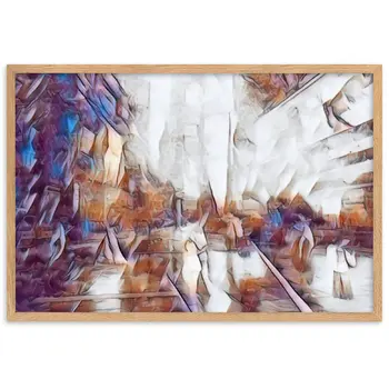 WHEN YOUR KISS WATERED ALL MY SENSES PREMIUM Framed Poster