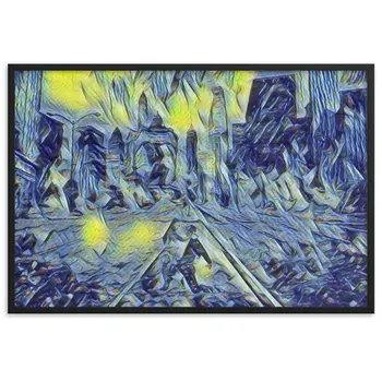 YOU ARE THE RHYTHM THAT STILL DANCES WITHIN ME Velvet Framed Poster