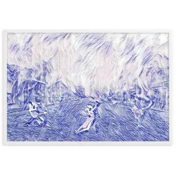 DANCE ME LIKE THE RAIN THAT BURNING OUT THE FIRE AROUND ME Framed Poster