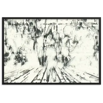 I SAW MY ENTIRE LIFE PASS THROUGH YOUR EYES Special Edition Framed Poster