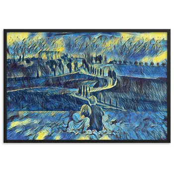 SEEING THE DAWN THROUGH THE DREAM SUPERIOR Framed Poster