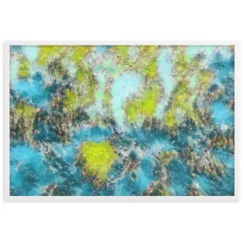 DANCE ME LIKE THE RAIN THAT BURNING OUT THE FIRE AROUND ME Velvet Framed Poster