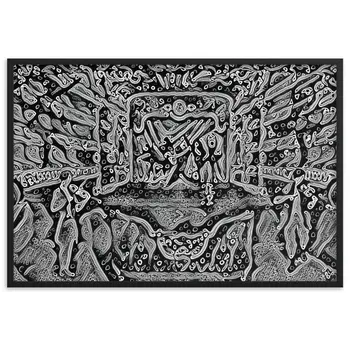 WHEN YOUR SENSES DANCE WITH MY MOMENTS JL.AK Velvet Edition Framed Poster