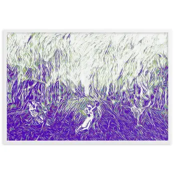 DANCE ME LIKE THE RAIN THAT BURNING OUT THE FIRE AROUND ME Framed Poster