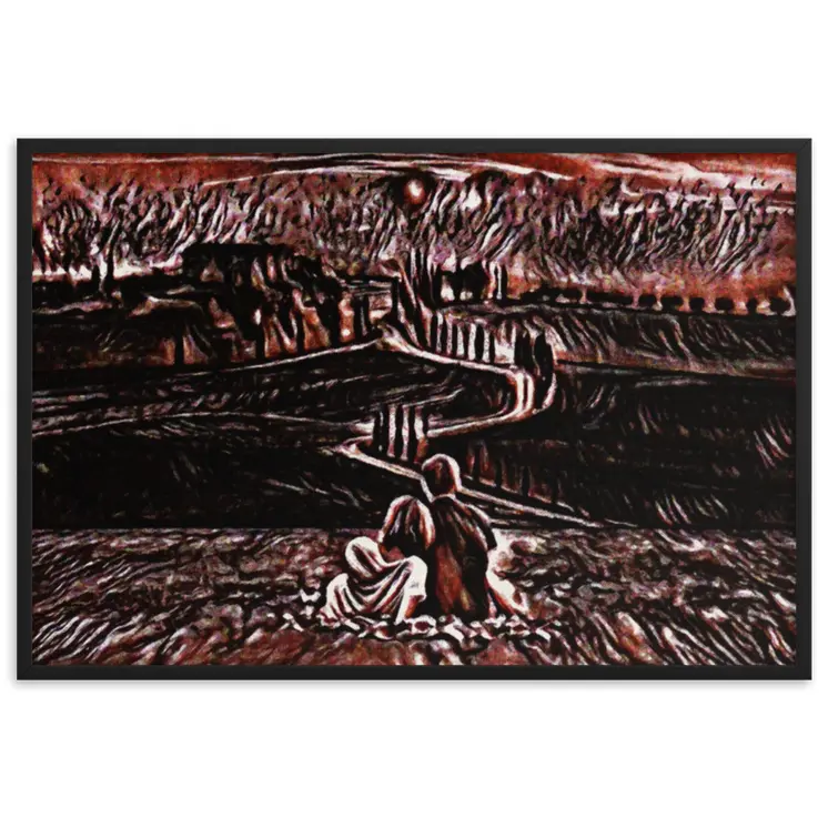 SEEING THE DAWN THROUGH THE DREAM SUPERIOR Framed Poster