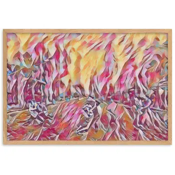 DANCE ME LIKE THE RAIN THAT BURNING OUT THE FIRE AROUND ME Framed Poster