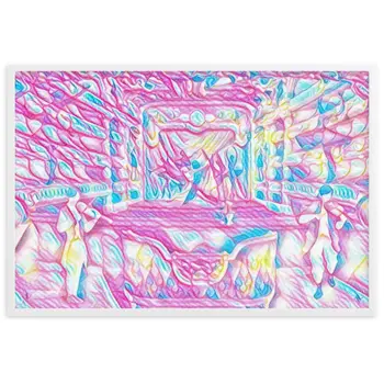 WHEN YOUR SENSES DANCE WITH MY MOMENTS JL.AK Velvet Edition Framed Poster