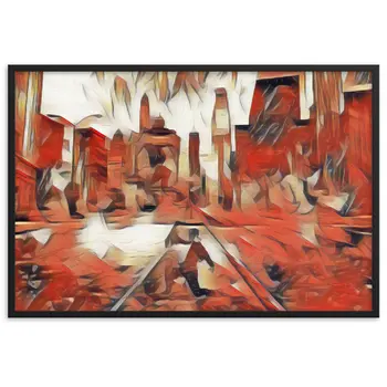 YOU ARE THE RHYTHM THAT STILL DANCES WITHIN ME Velvet Framed Poster