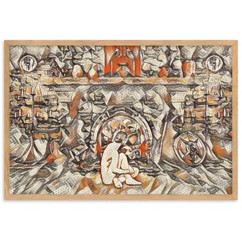 HESTIA Velvet Edition Framed Poster