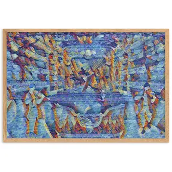 WHEN YOUR SENSES DANCE WITH MY MOMENTS JL.AK PREMIUM Framed Poster