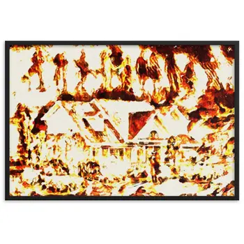 I WAS WAITING FOR YOU IN THE DREAM YOU HAD SEEN Special Edition Framed Poster