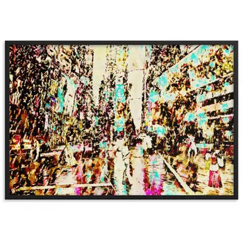 WHEN YOUR KISS WATERED ALL MY SENSES TALE Framed Poster