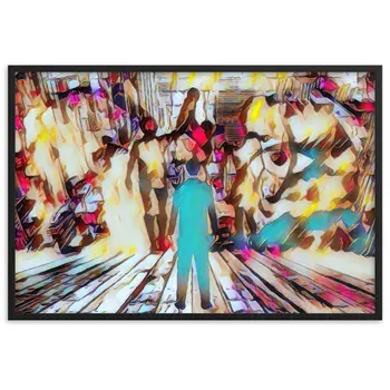 I SAW MY ENTIRE LIFE PASS THROUGH YOUR EYES Superior Framed Poster